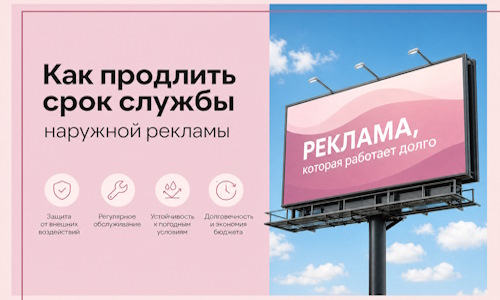Как продлить срок службы наружной рекламы в Вичуге