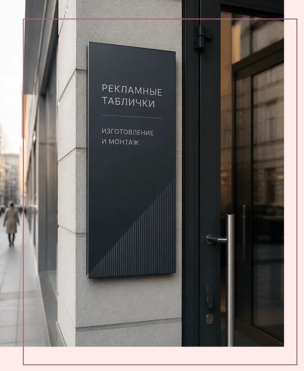 Рекламные таблички в Вичуге по цене от 4572 р. | Аванза-Вчг