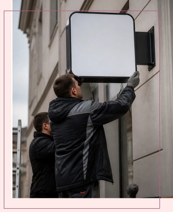 Изготовление и монтаж светового панель кронштейна в Вичуге
