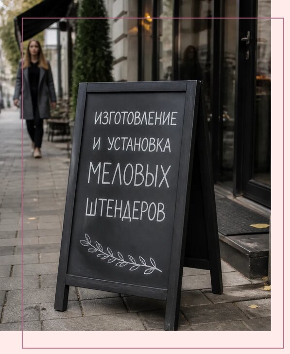 Меловые штендеры в Вичуге по цене от 6603 р. | Аванза-Вчг